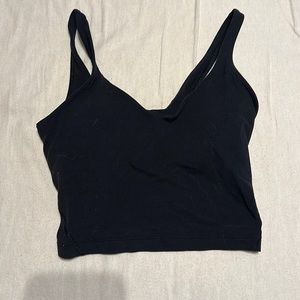 Black lululemon align tank top